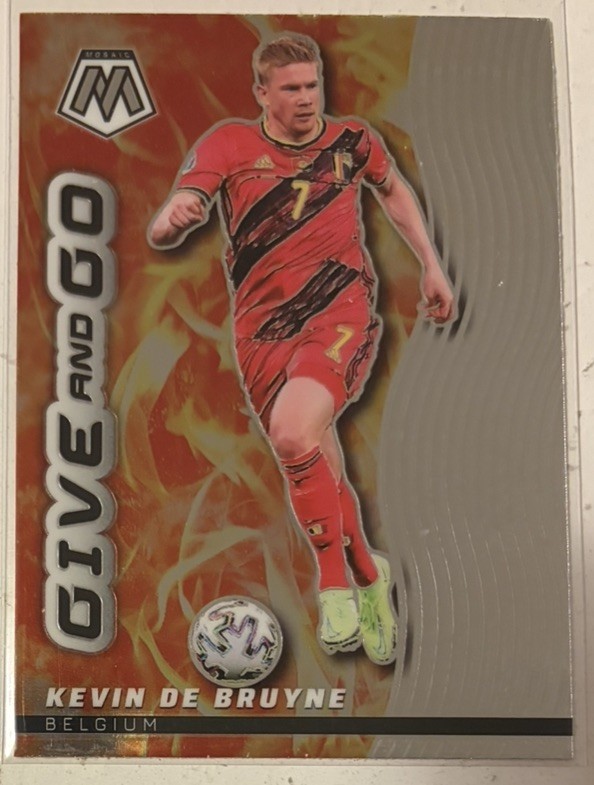 Kevin De Bruyne 2021 Panini Mosaic FIFA World Cup Qatar Give & Go #28 Belgium