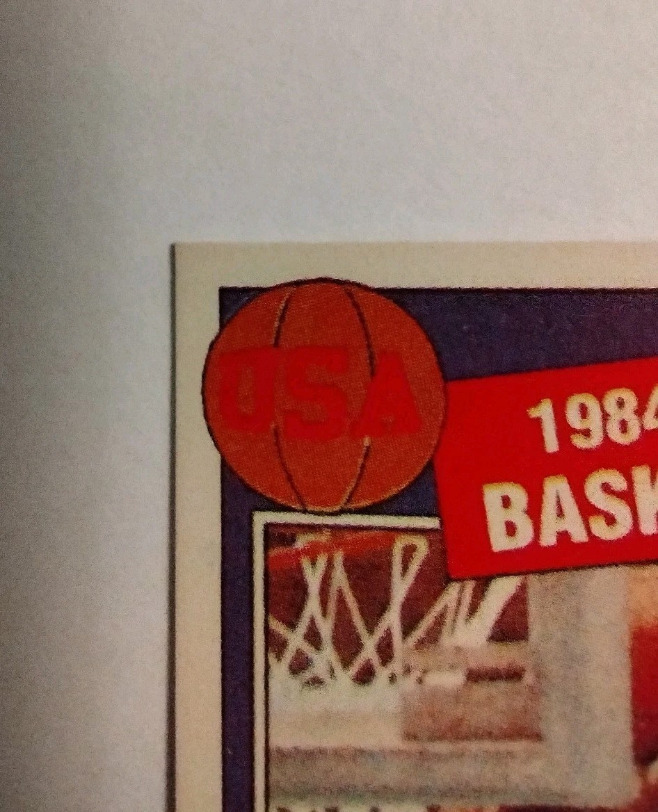1984 Michael Jordan USA Olympic Team Pink Back Rookie Card RARE Bulls