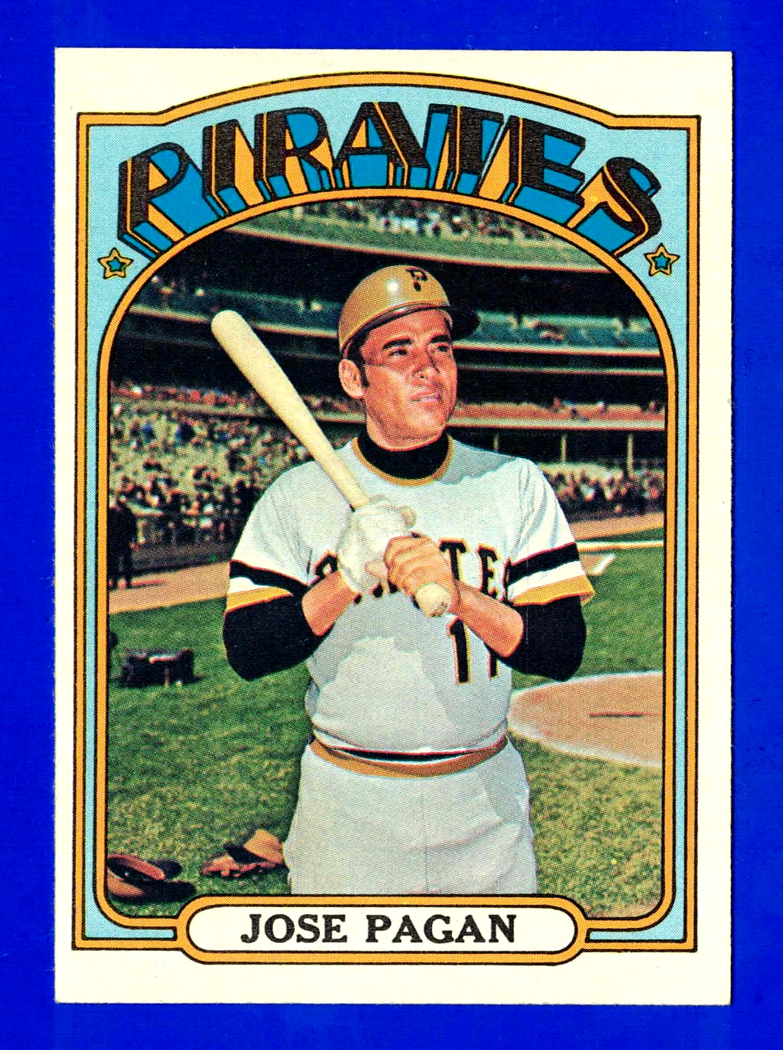 1972 TOPPS #701 JOSE PAGAN PITTSBURGH PIRATES HIGH NUMBER CARD — NM MINT