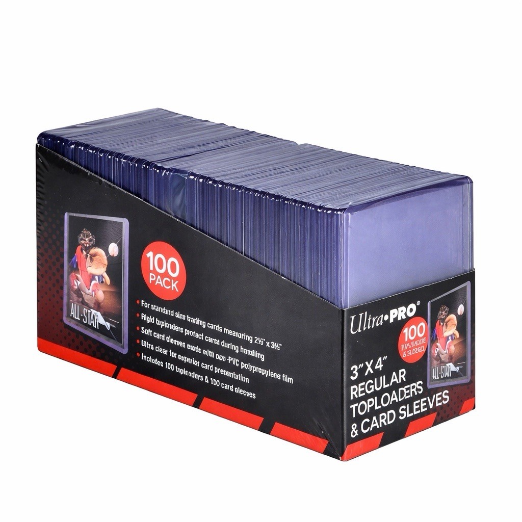 Ultra Pro Top Loaders3″× 4″ 100ct & 100 Penny Sleeves Bundle – NEW READ