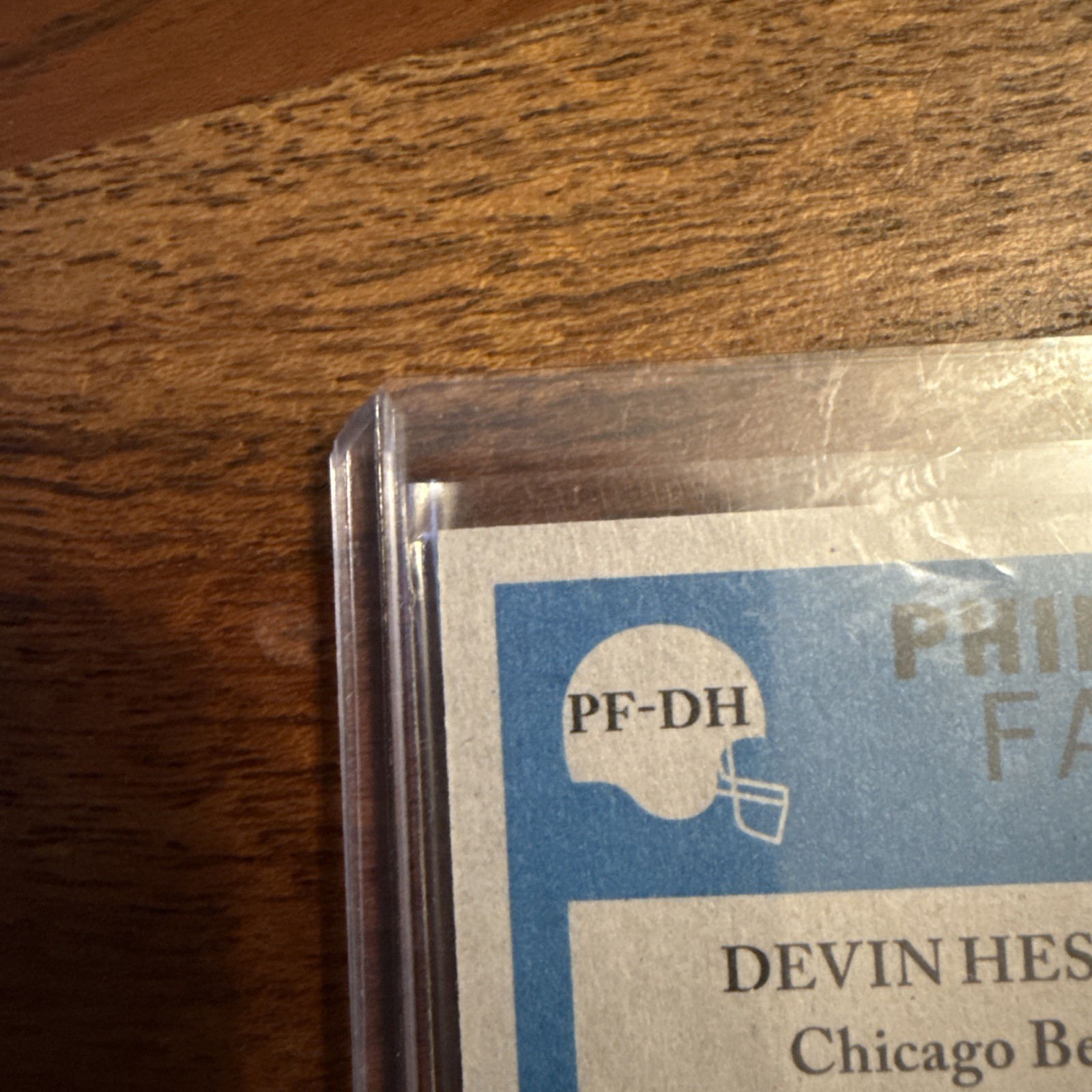 2009 Philadelphia #PF-DH Devin Hester Fabric Game Used Jersey Card GU JC