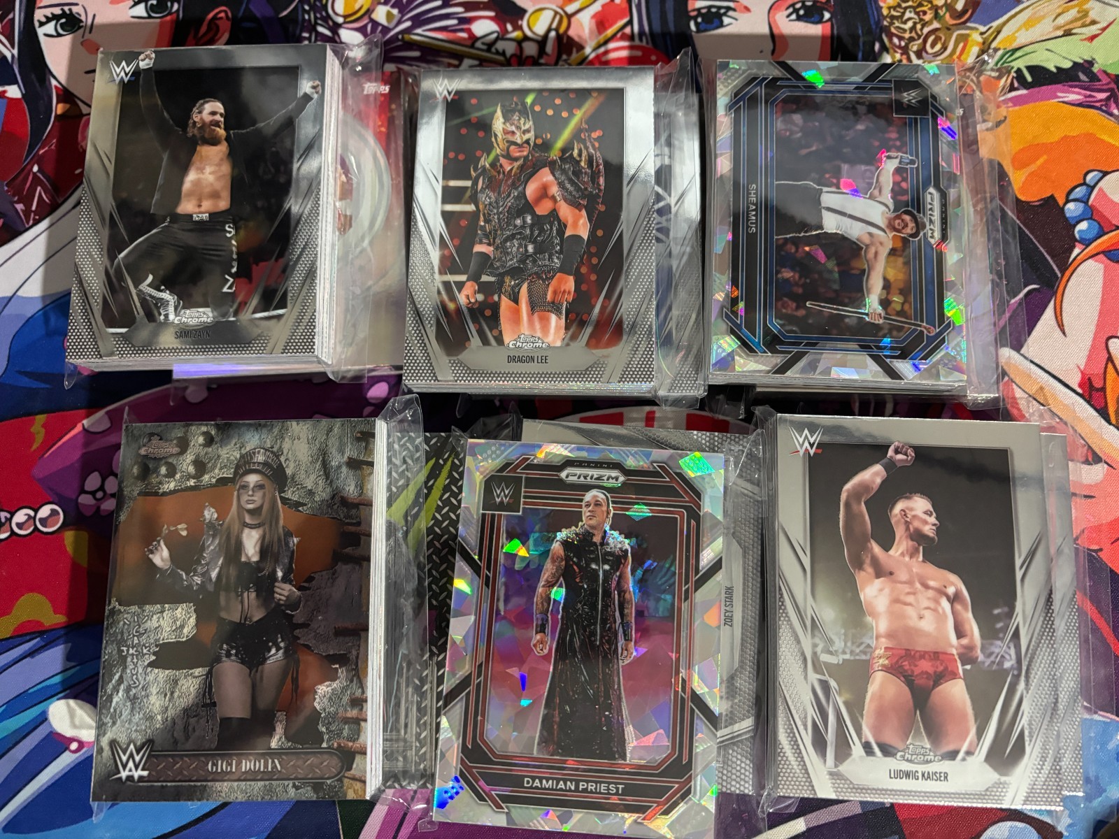Pro Wrestling Trading Card 50 Random Card Lot (WWE, Panini, Topps)