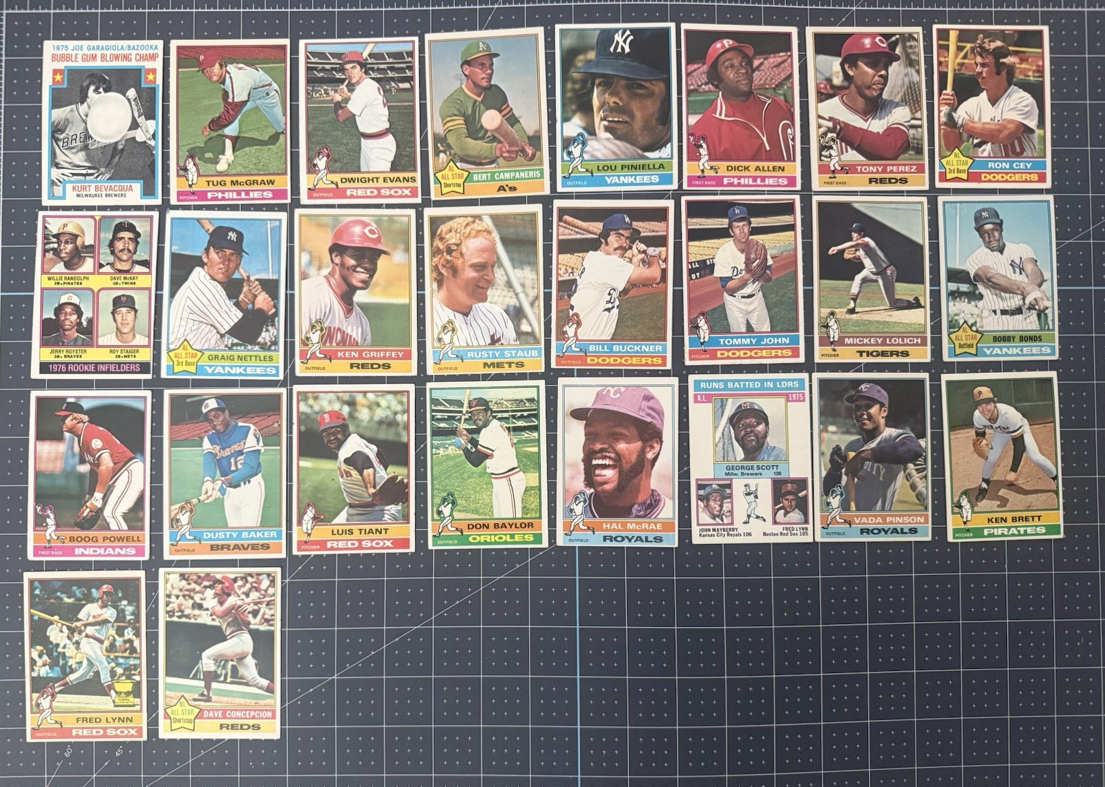 1976 Topps Baseball Partial Set (595/660) VG-VGEX LT128