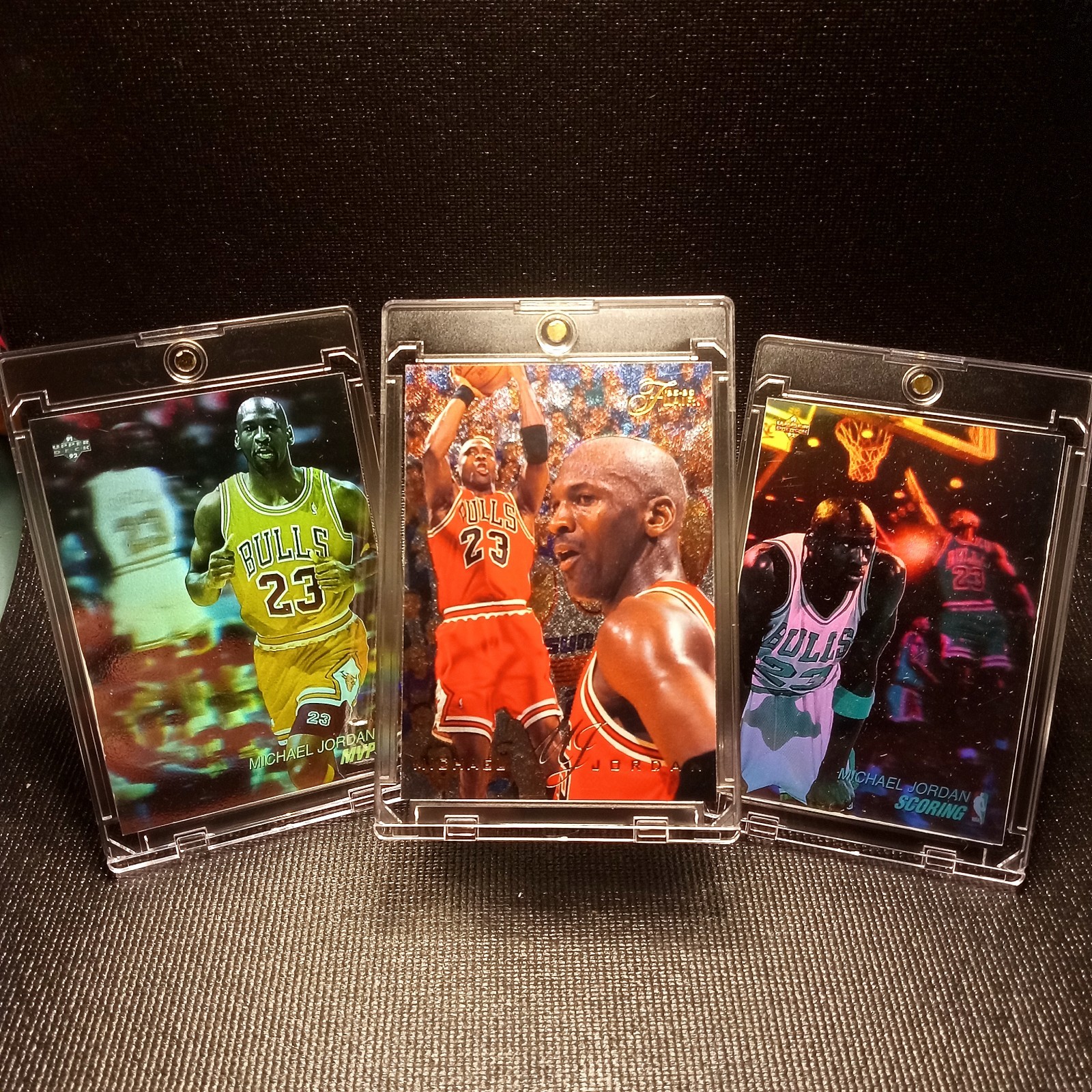 Michael jordan (3) card Lot. Flair #15, Hologram AW1, AW4 !! 🏀🐐