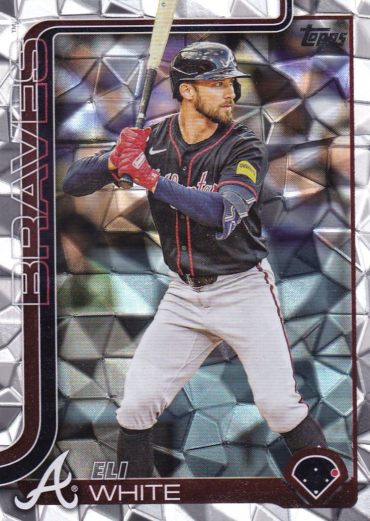 ELI WHITE TOPPS UPDATE SILVER DIAMANTE FOIL BRAVES #US-189 2025 25