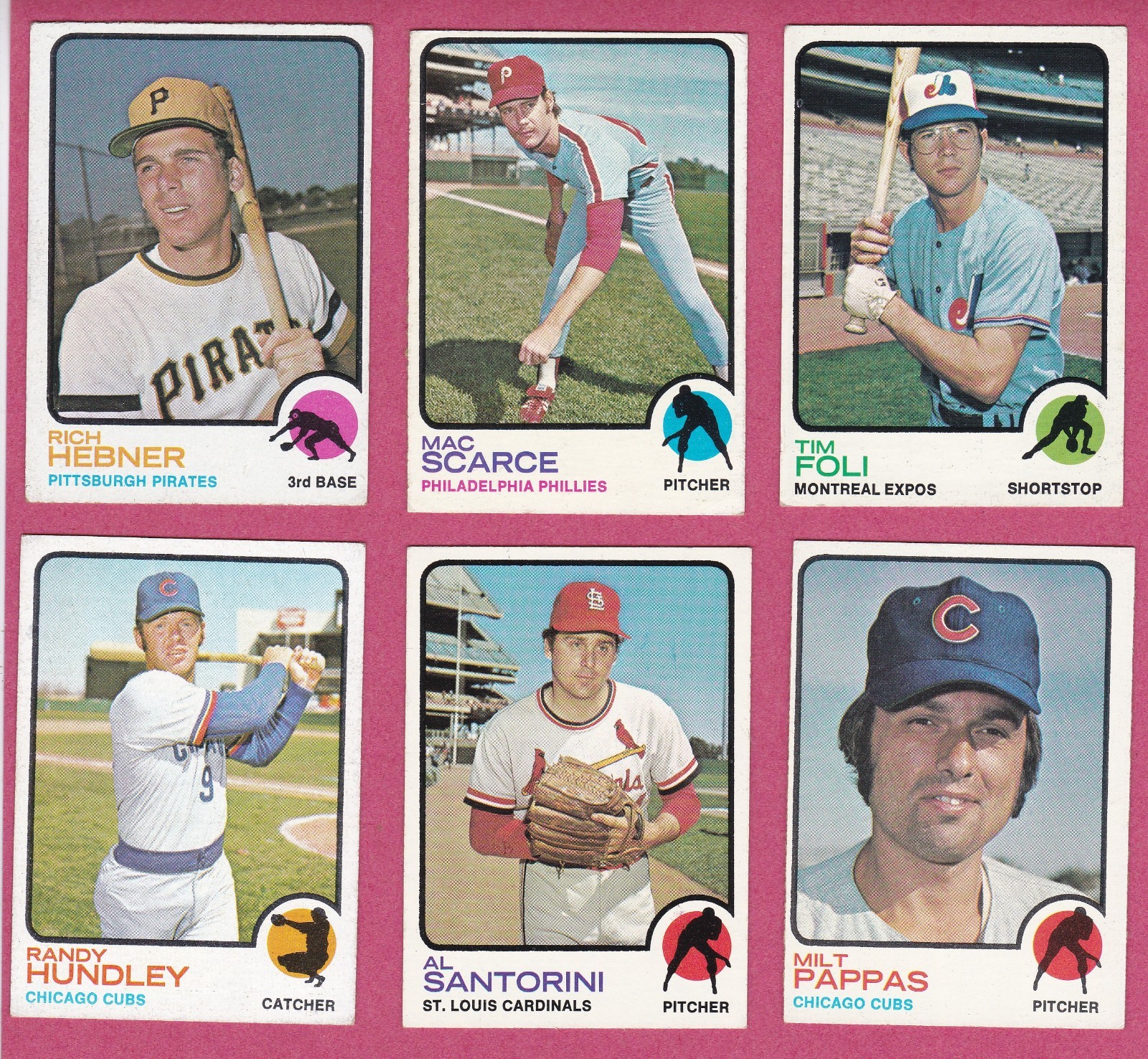 1973 Topps Baseball Cards, #2 – #345 commons to complete your set, VG+ to EXMT