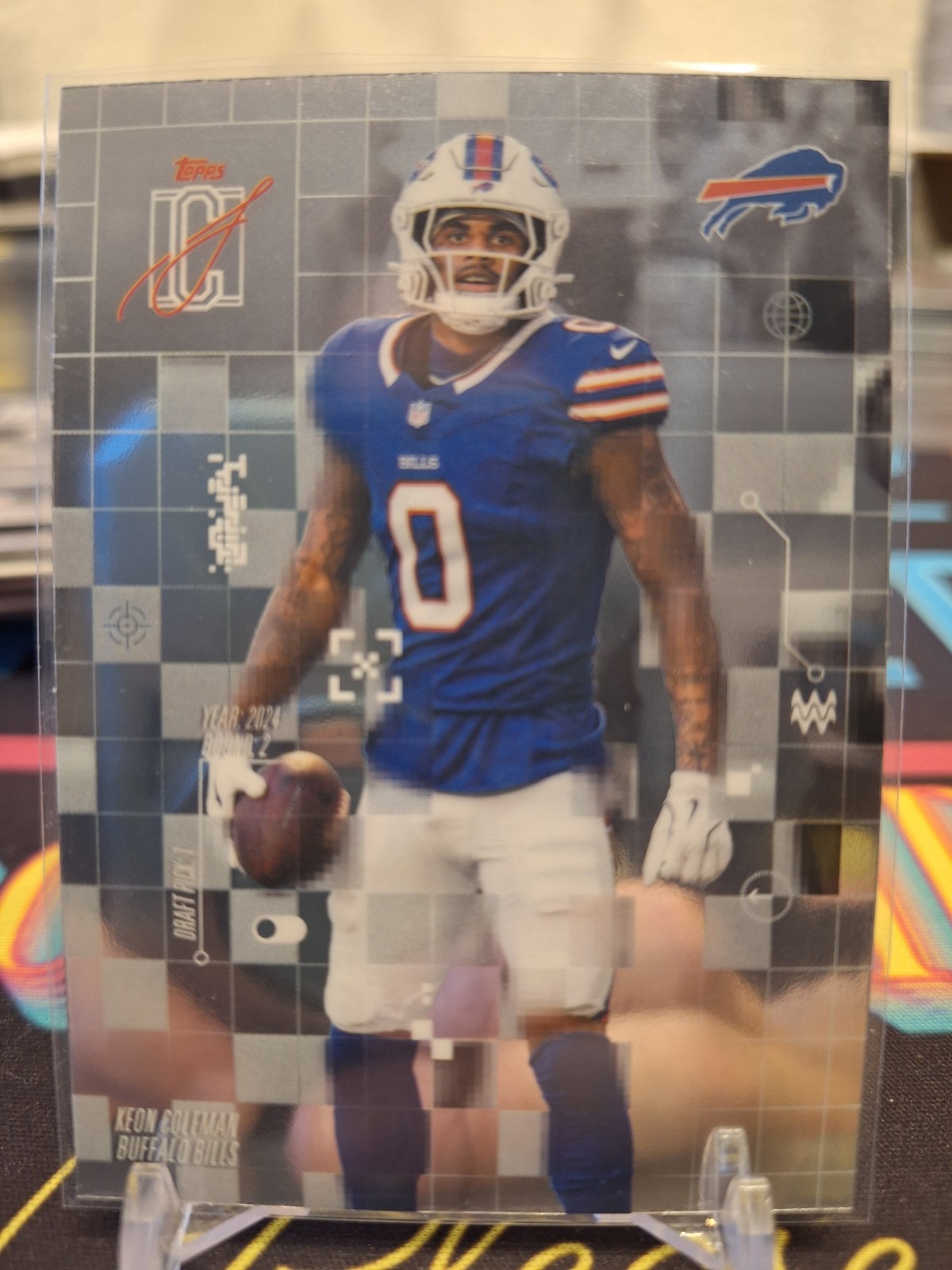 2025 Topps Signature Class #AI-4 Keon Coleman After Image