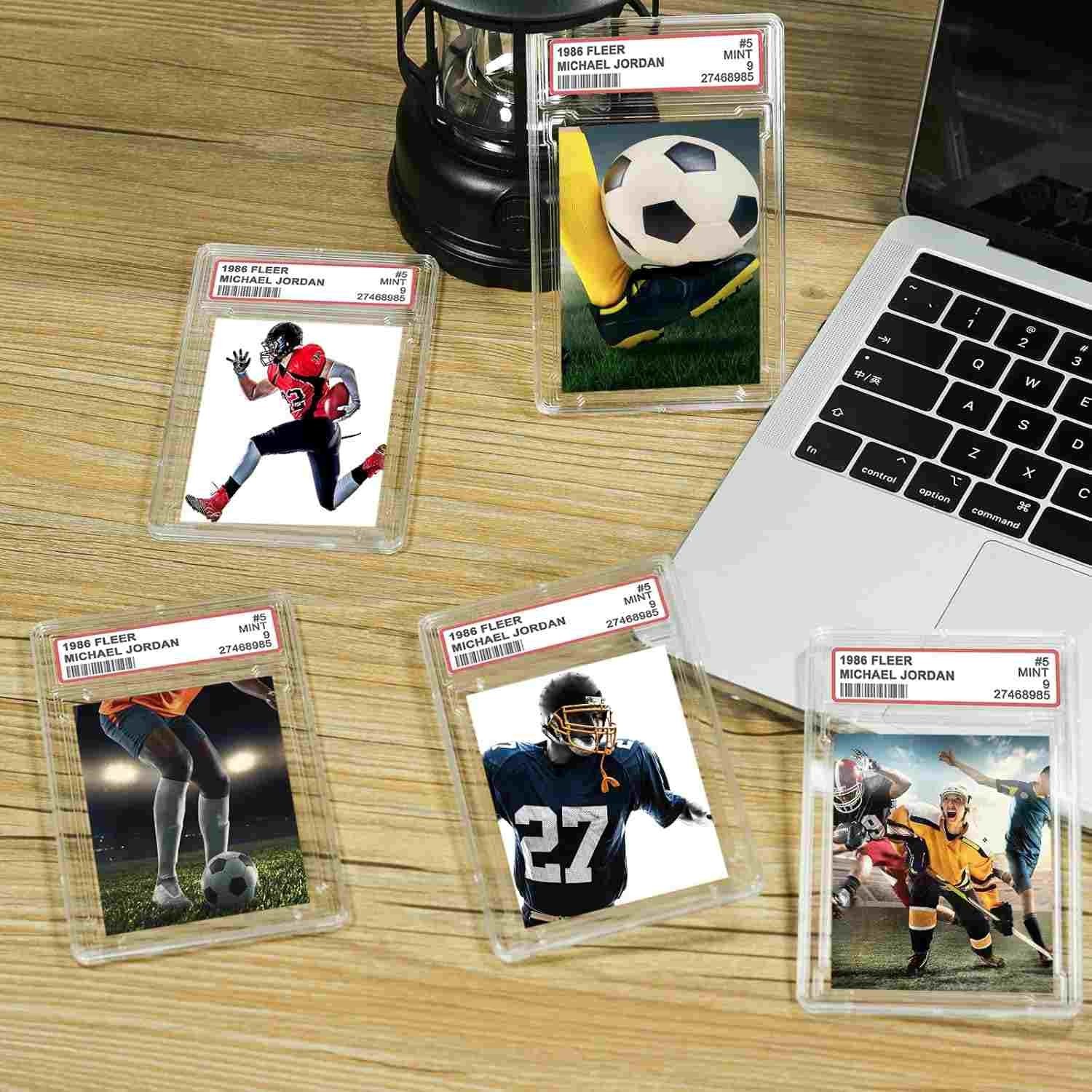 Empty Graded Card Holder 25-100 Pack PSA Style Slabs for Sports & Pokemon