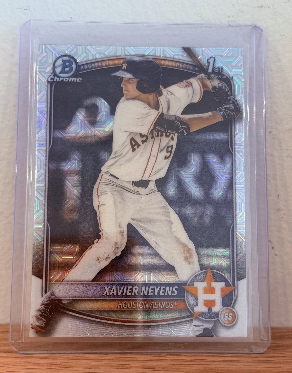 Topps 2025 Bowman Draft Chrome 1st Xavier Neyens Mojo Refractor RC #BDC-2