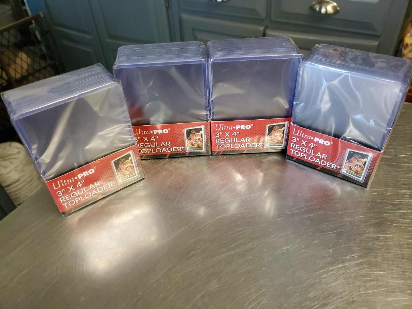 Ultra Pro 3X4 Regular Toploaders 35pt 4 Packs of 25 for Regular Cards, 100 total