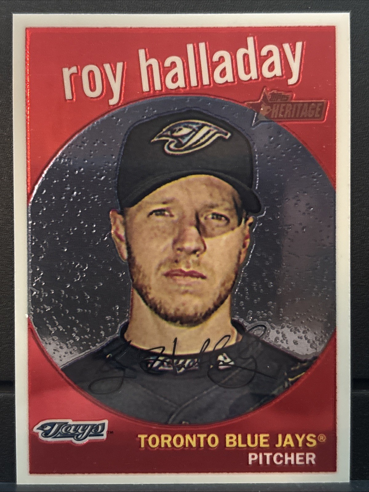 2008 Topps Heritage Chrome Roy Halladay #C66 /1959 – Blue Jays