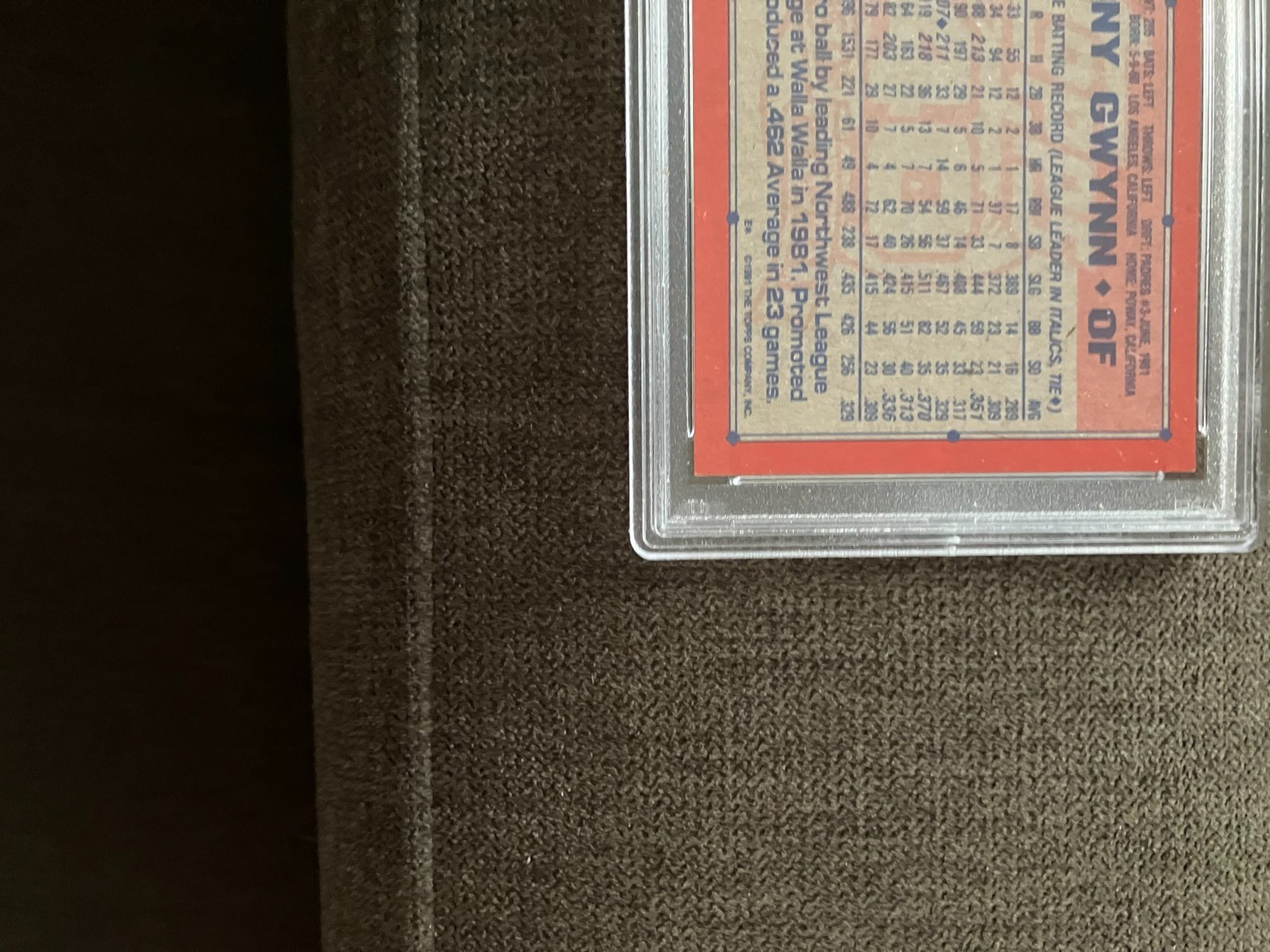 1991 Topps Desert Shield #180 Tony Gwynn PSA 9 Mint