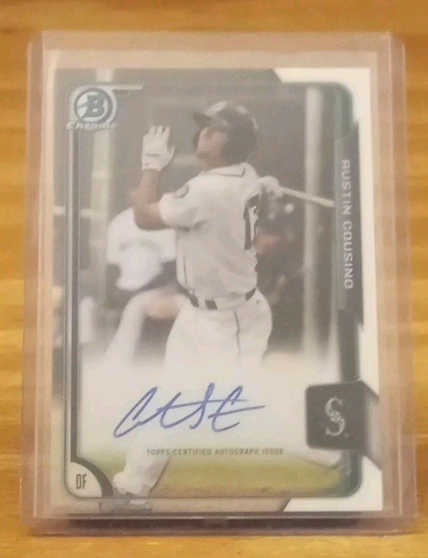 2015 Bowman Chrome Prospect Autographs Austin Cousino Seattle Mariners