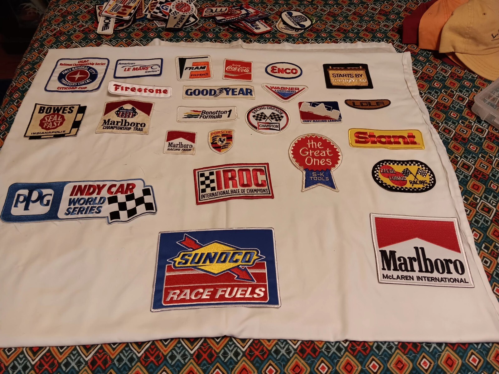Indy/champ Car Patch Collection 75 Pcs In All