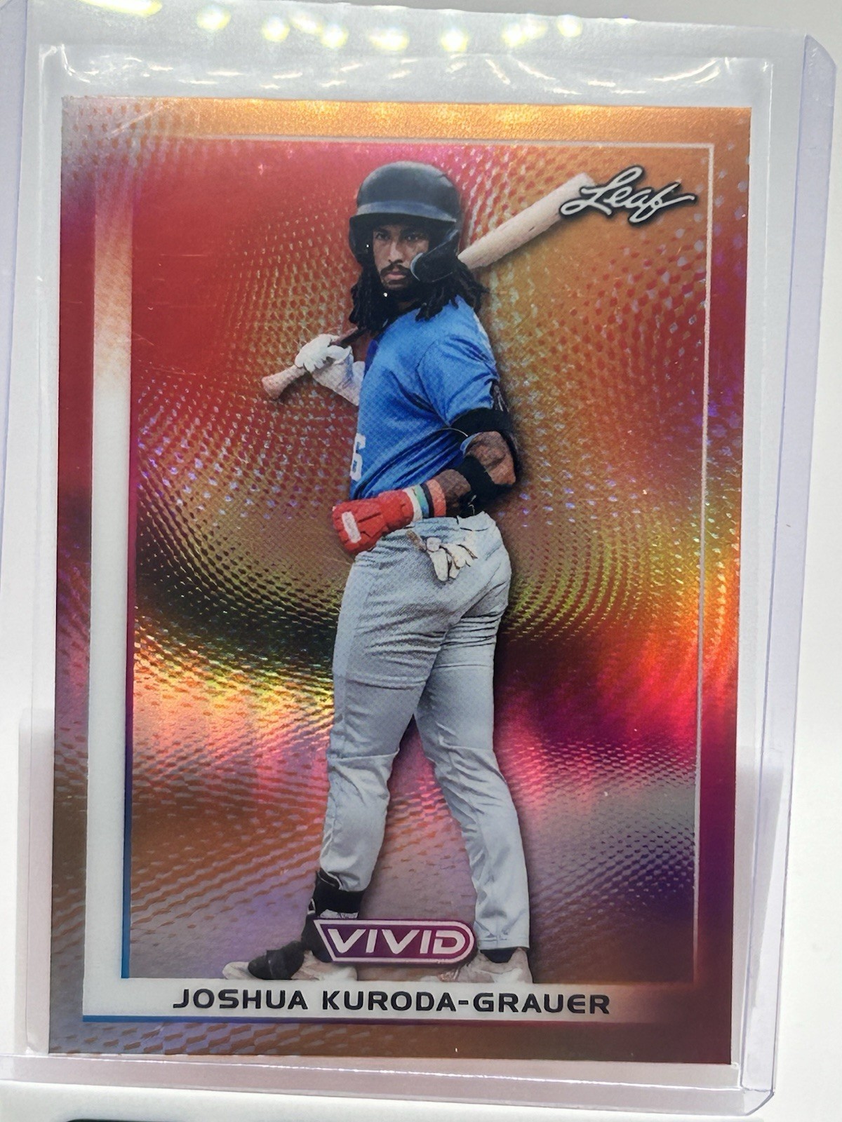Joshua Kuroda Grauer /10 – 2026 Leaf Vivid Baseball #104 Oakland Athletics