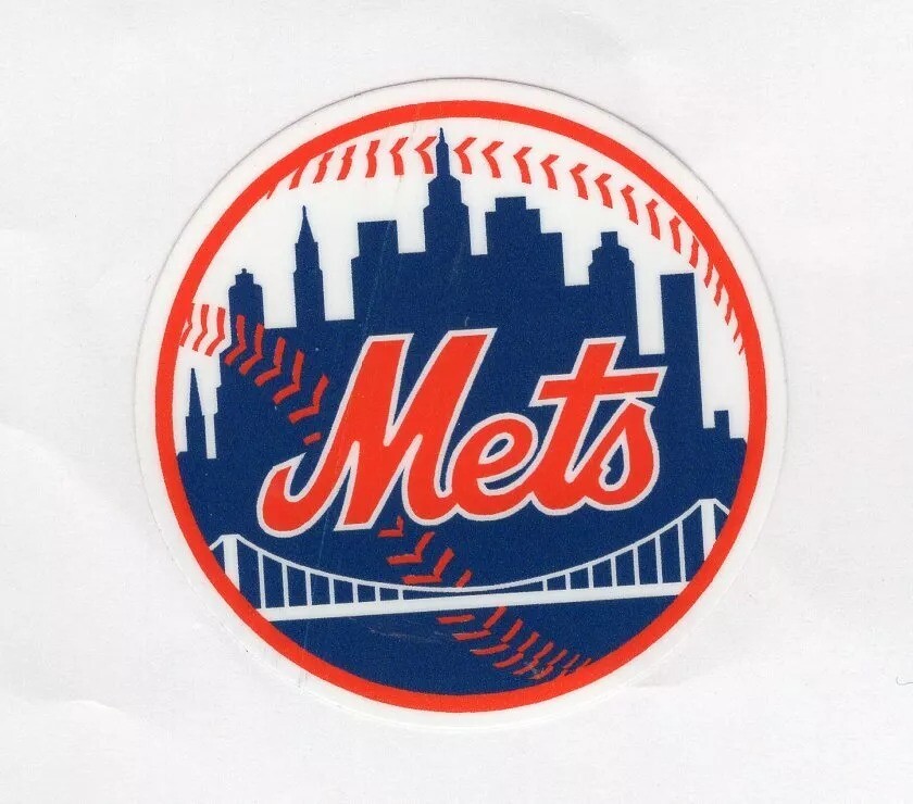 New York Mets decal window helmet hard hat laptop up to 14″ FREE TRACKING
