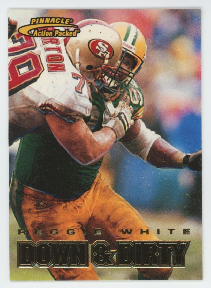 1997 Pinnacle Action Packed Reggie White Green Bay Packers #120