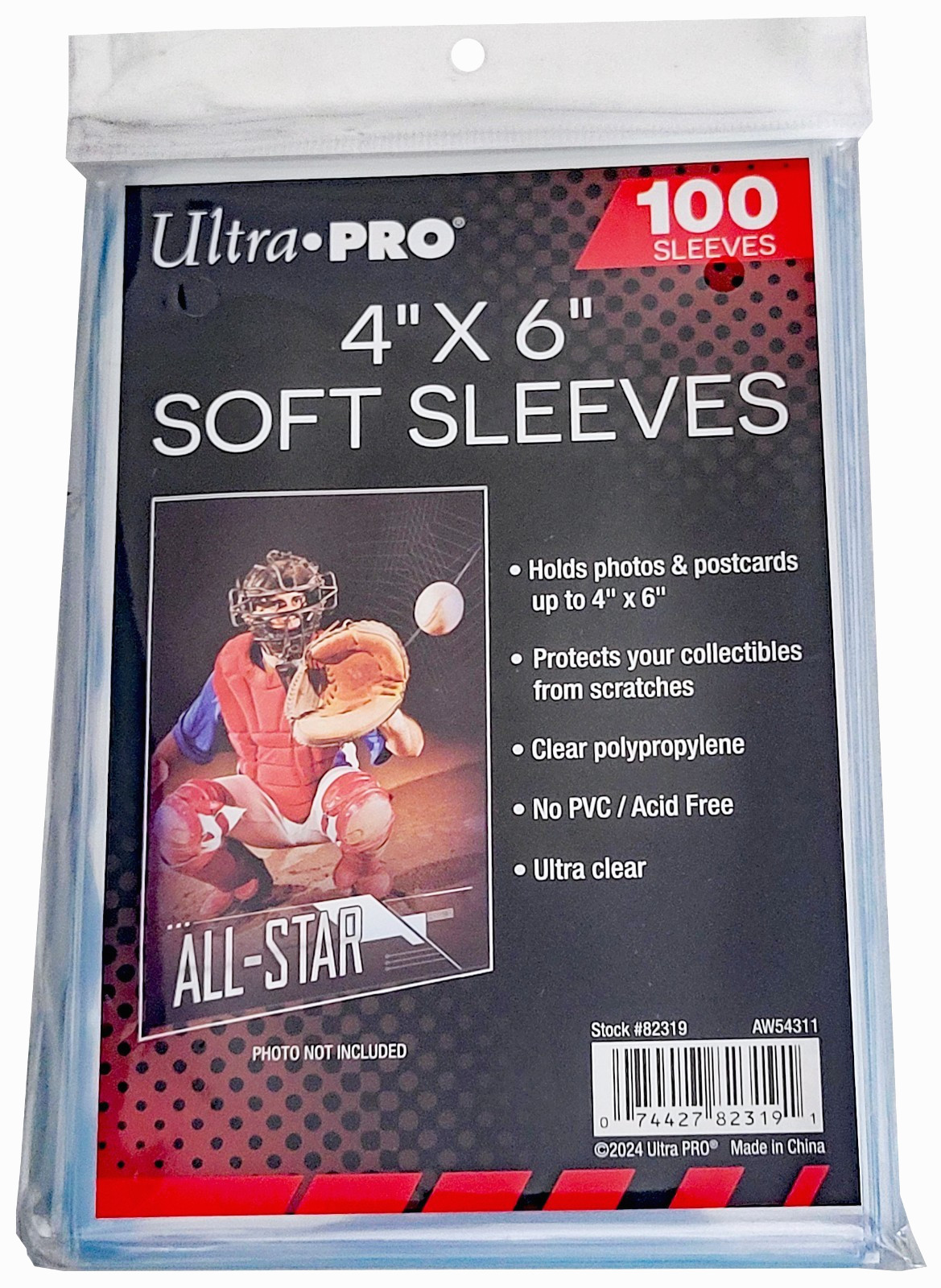 100 Ultra PRO 4×6 inch Premium Soft Sleeves Photo Postcard Acid Free Clear Poly