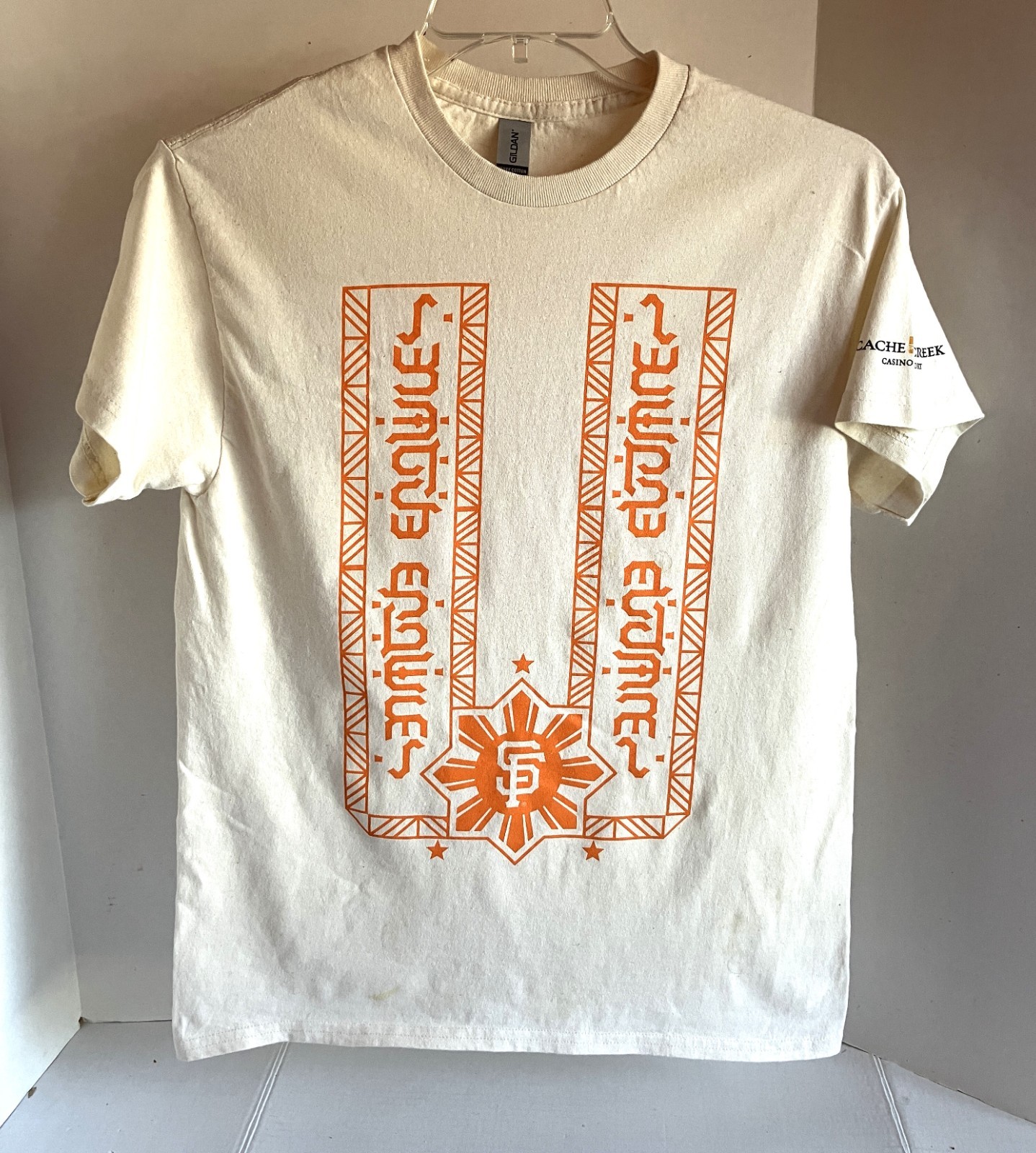 San Francisco Giants Filipino Heritage Night T-Shirt Mens M Baseball Barong 2023