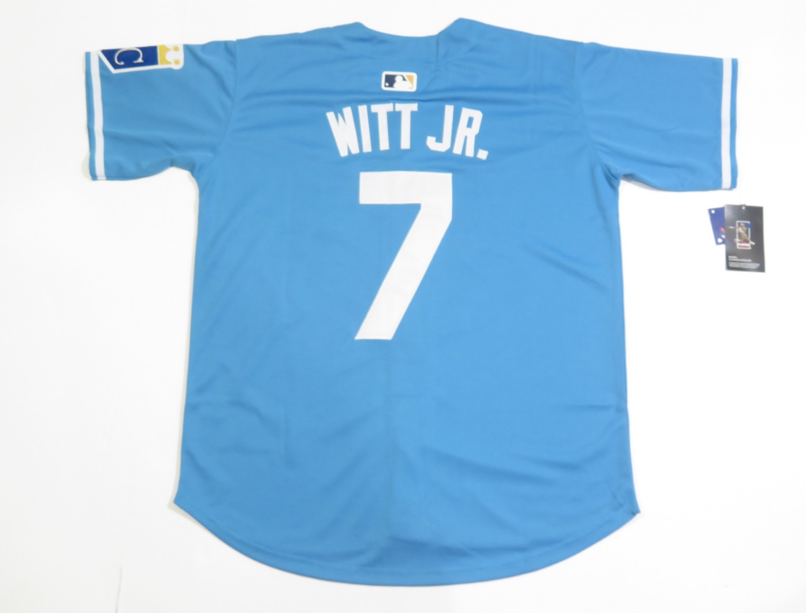 Bobby Witt Jr. #7 Kansas City Royals Men’s Alternate Jersey Light Blue