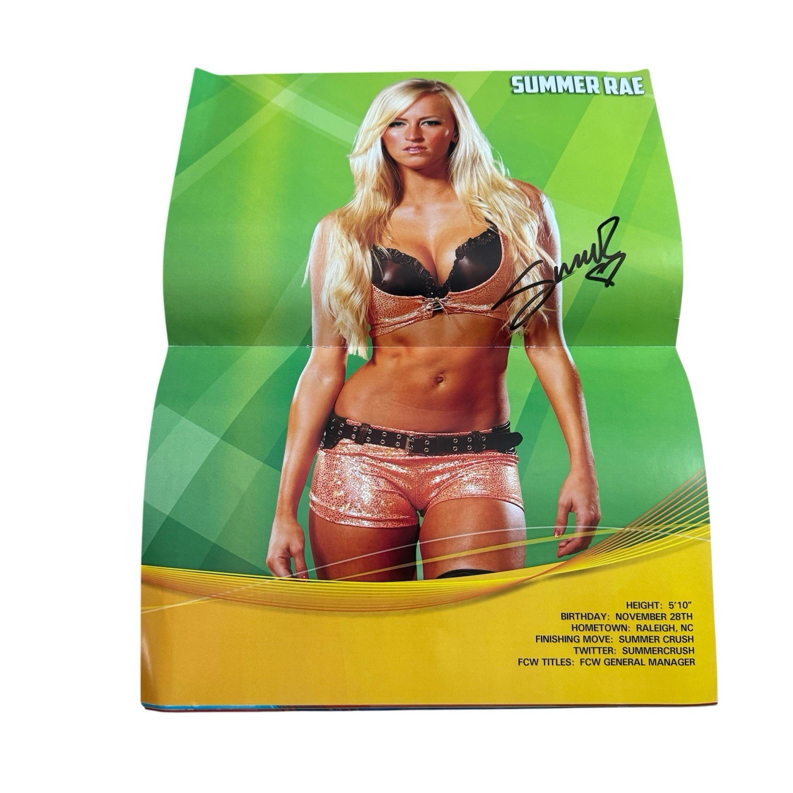 FCW summer Slamarama 2012 Tour Book