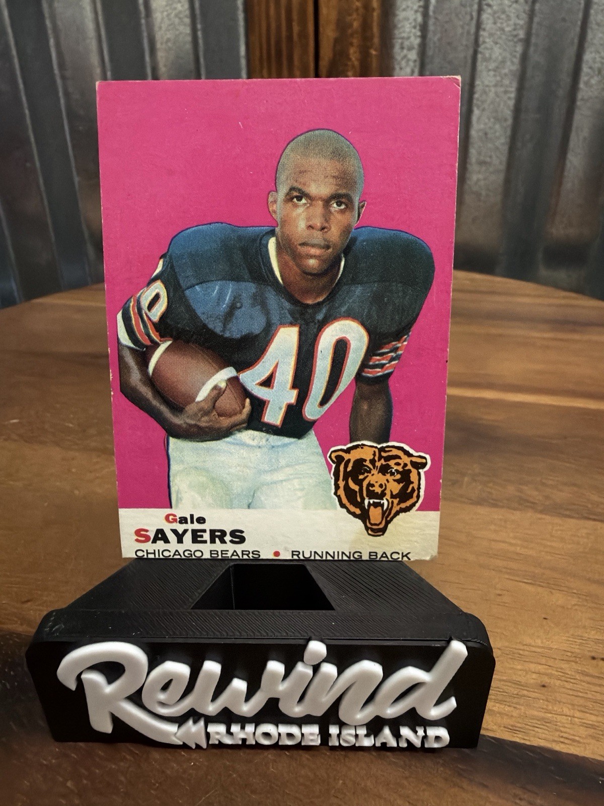 Gale Sayers 1969 Topps #51 Chicago Bears Vintage Football Card HOF