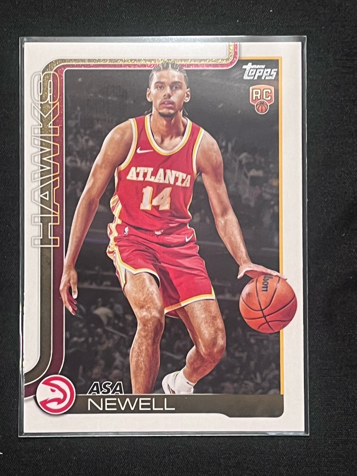 ASA NEWELL 2025-26 Topps #223 Hawks Rookie RC