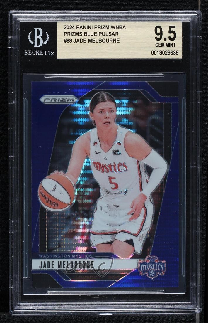 2024 Panini Prizm WNBA Blue Pulsar Prizm 44/199 Jade Melbourne #68 3hd