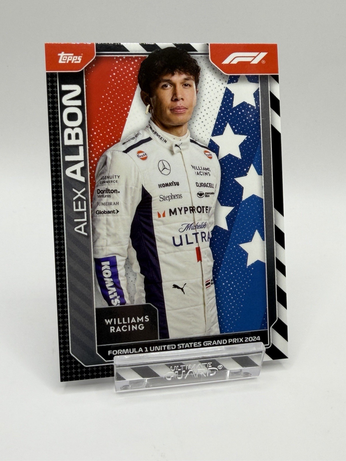 2024 Topps Alex Albon #AUT-13 F1 United States Grand Prix 2024 Exclusive