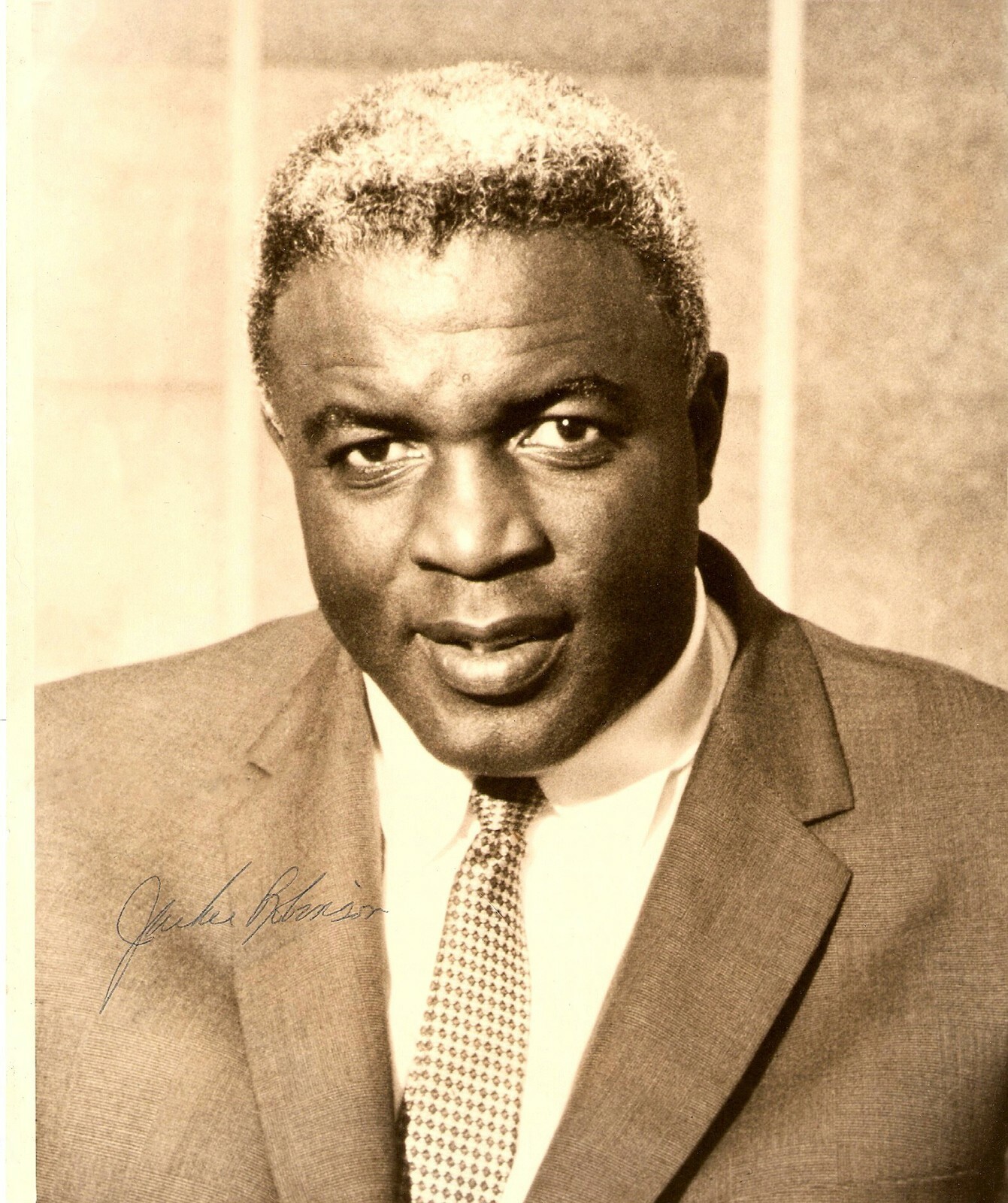 Jackie Robinson Reproduction signed archival quality photo