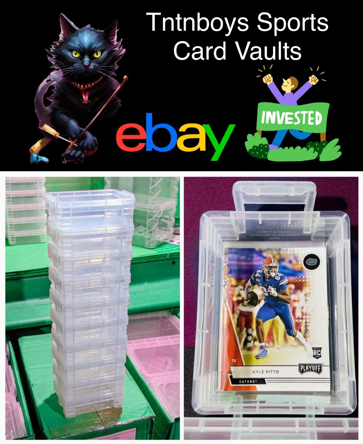 Card Storage Box – For Penny Sleeved Cards🏆 Stackable!