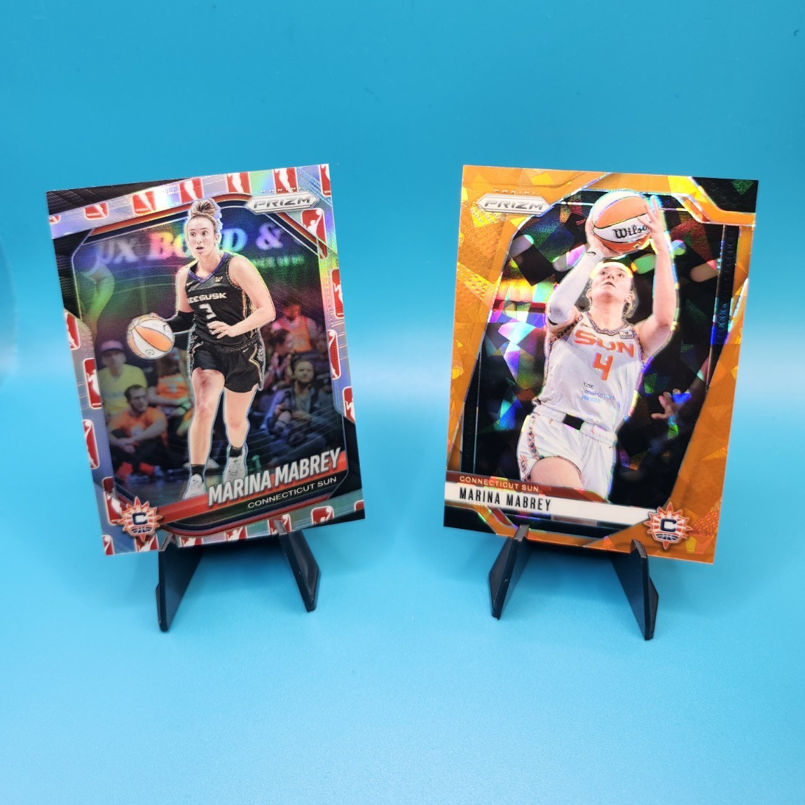 Marina Mabrey 11 different cards Prizm ice/silver/green/press proof 24/25