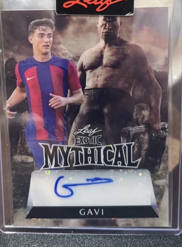 Gavi Autograph Leaf Exotic Mythical Cyclops 1/1 Soccer