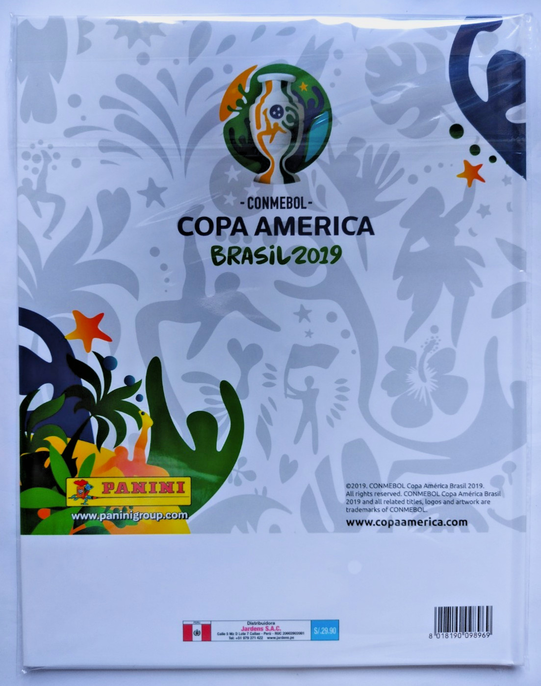 COPA AMERICA BRAZIL 2019 PANINI – ALBUM HARDCOVER + FULL SET 400/400 STICKERS