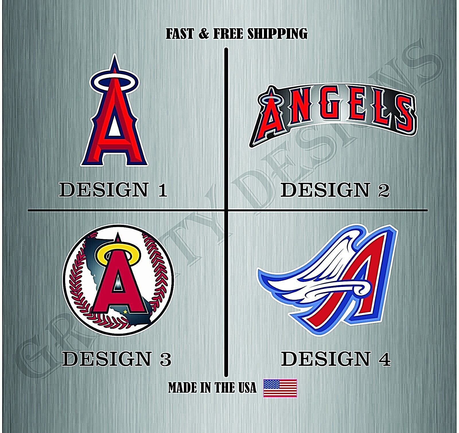 Los Angeles Angels MLB Baseball Sticker Vinyl Decal Truck Car Water Resistant