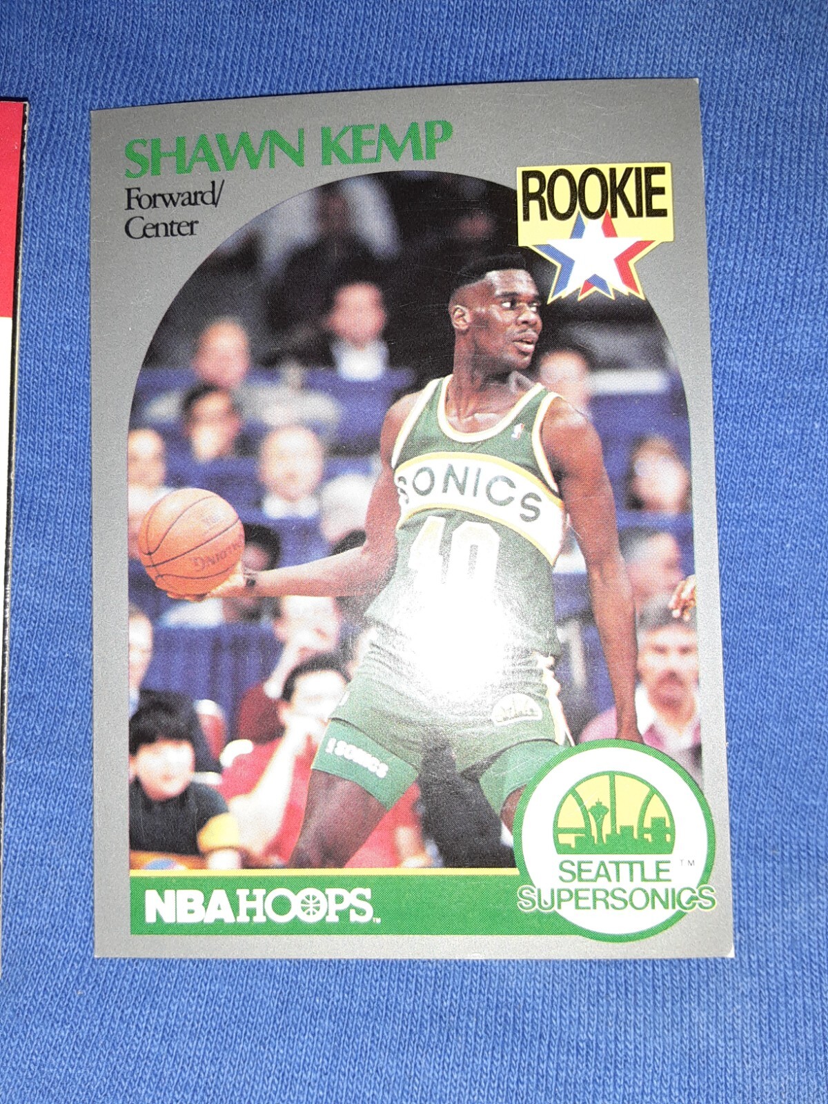 1990-91 NBA Hoops Basketball Shawn Kemp RC #279 Seattle SuperSonics HOF ROOKIE
