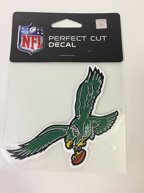 Philadelphia Eagles Retro Logo Perfect Cut Decal NEW FREE SHIPPING! 4×2 Inches