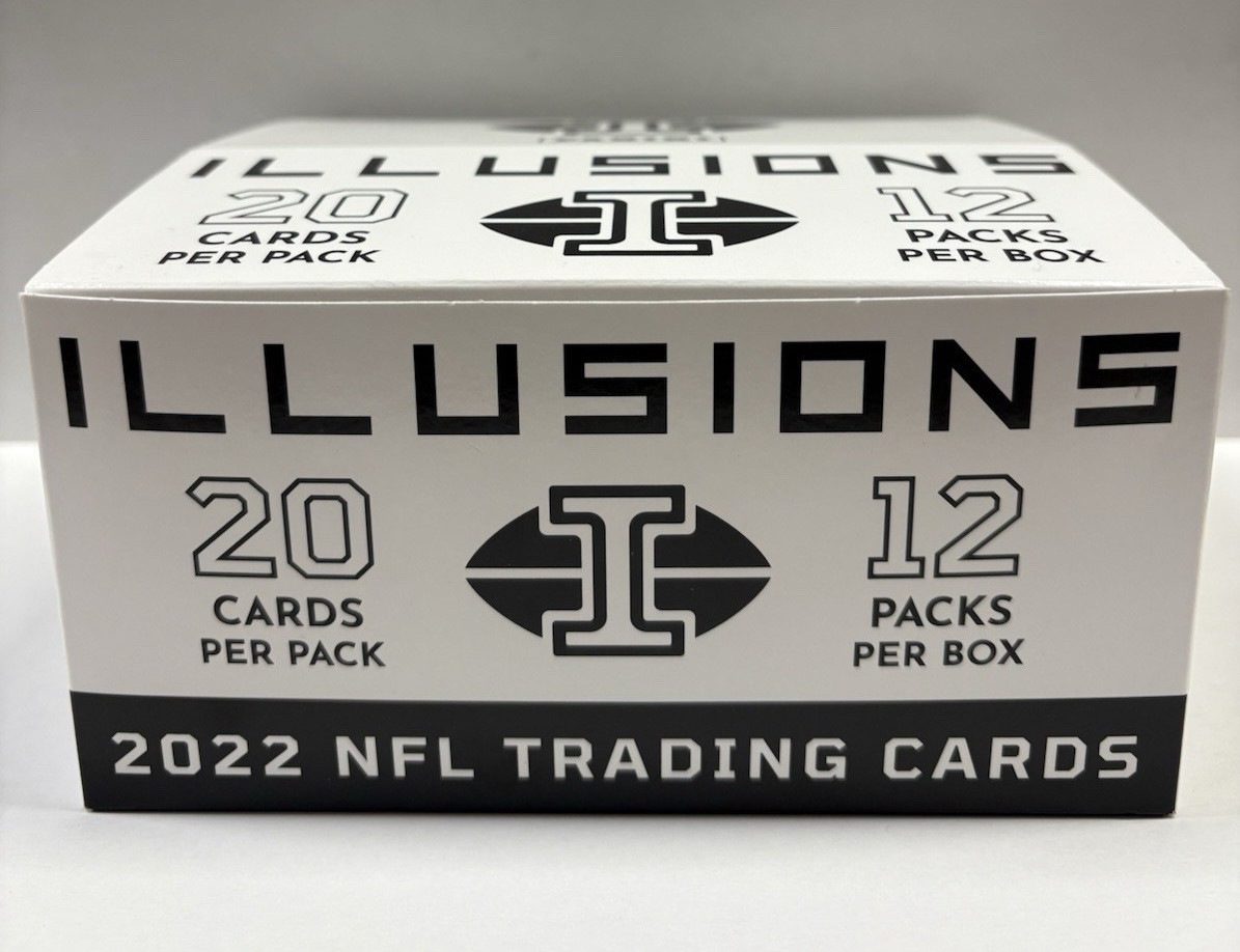 2022 Panini Illusions Football NFL Factory Sealed 12 Pack Fat Cello Box