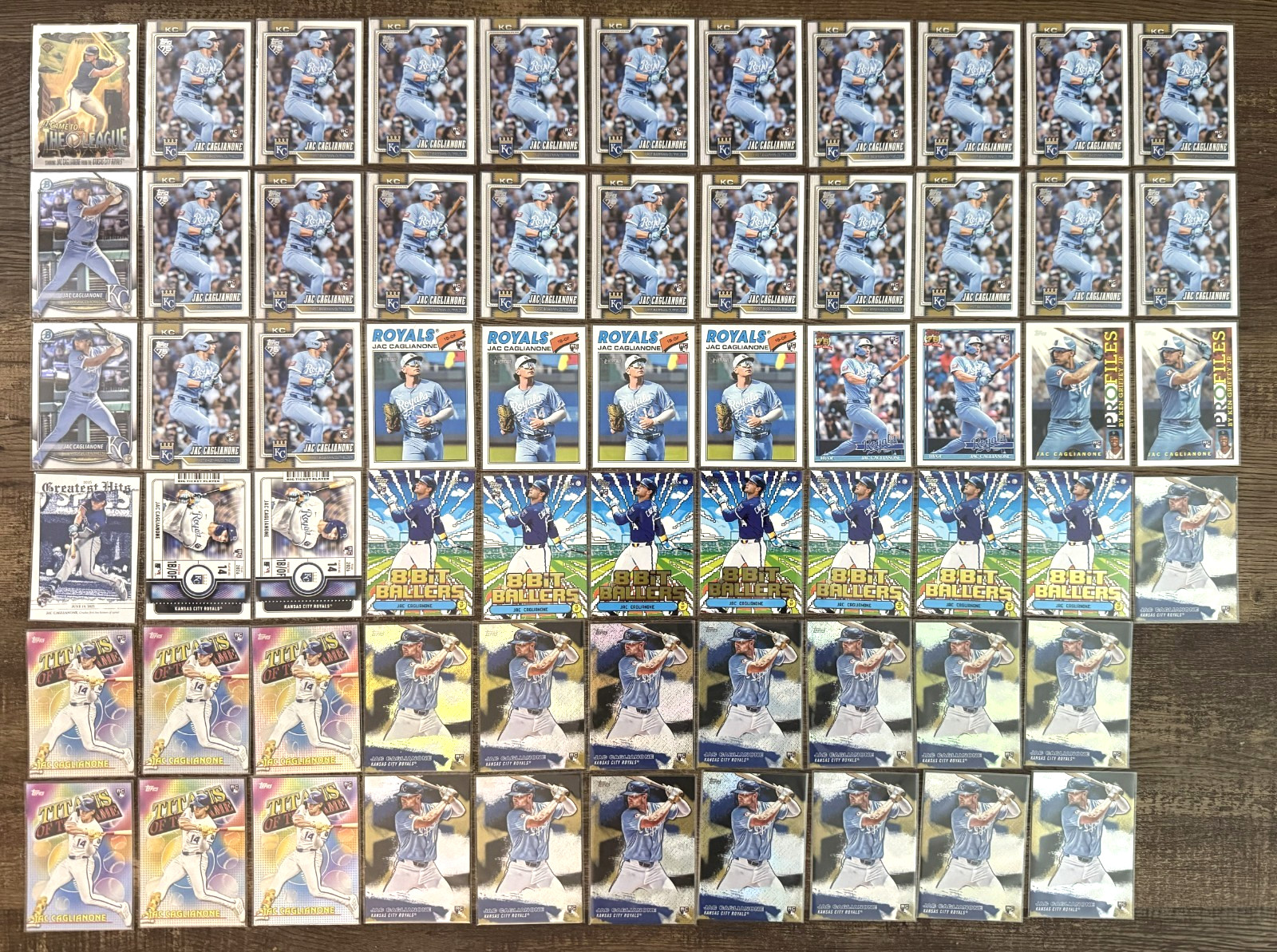 ⚾ JAC CAGLIANONE [RC] ‼️64 CARD LOT ‼️ | 2026 Topps + 2025 Bowman | ALL SHIP🔥🔥
