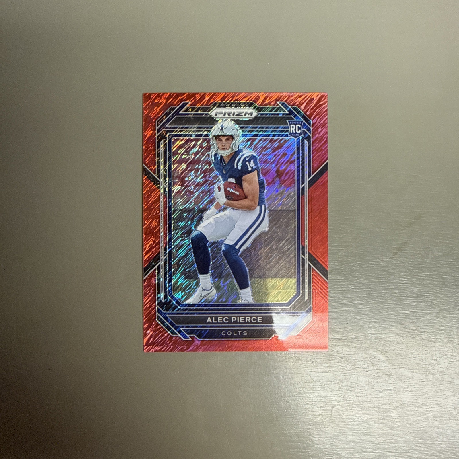 2022 Panini Prizm Rookies Red Shimmer 29/35 Alec Pierce #330 Rookie RC