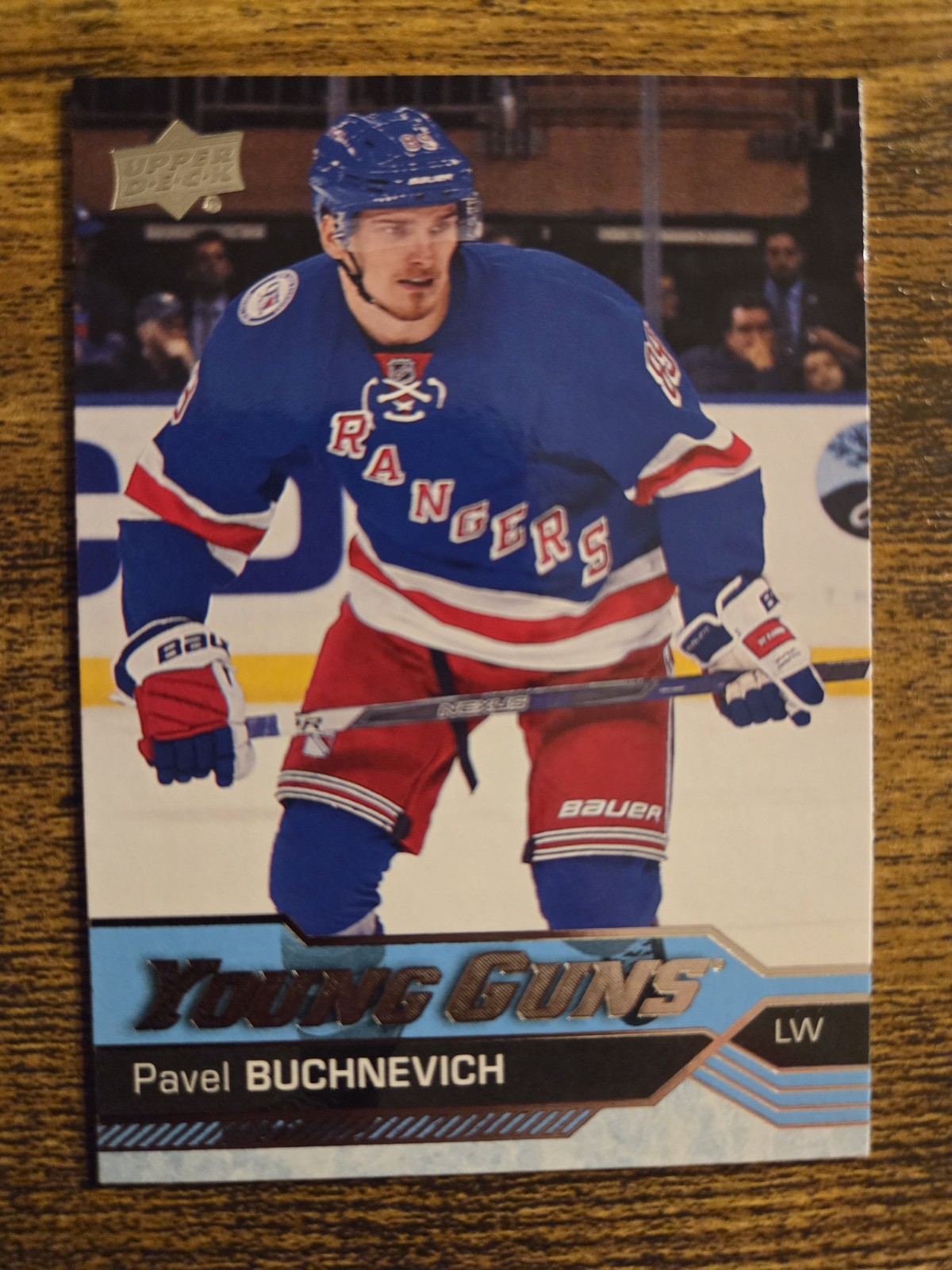 2016-17 Upper Deck UD Young Guns YG Pavel Buchnevich Rookie Card RC #227 Rangers