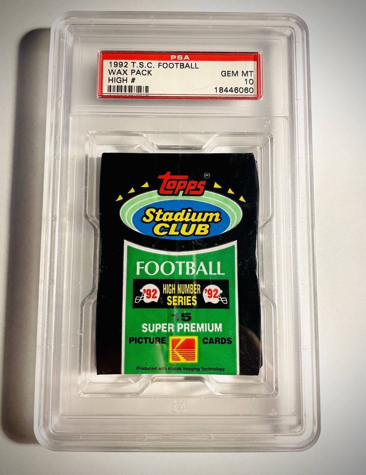 1992 Topps Stadium Club High Number Series Sealed Pack PSA 10 #601-700