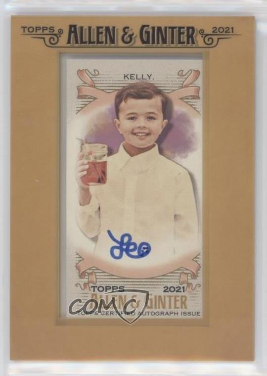 2021 Topps Allen & Ginter’s Framed Mini Non-Baseball Leo Kelly #FMA-LK Auto e6p