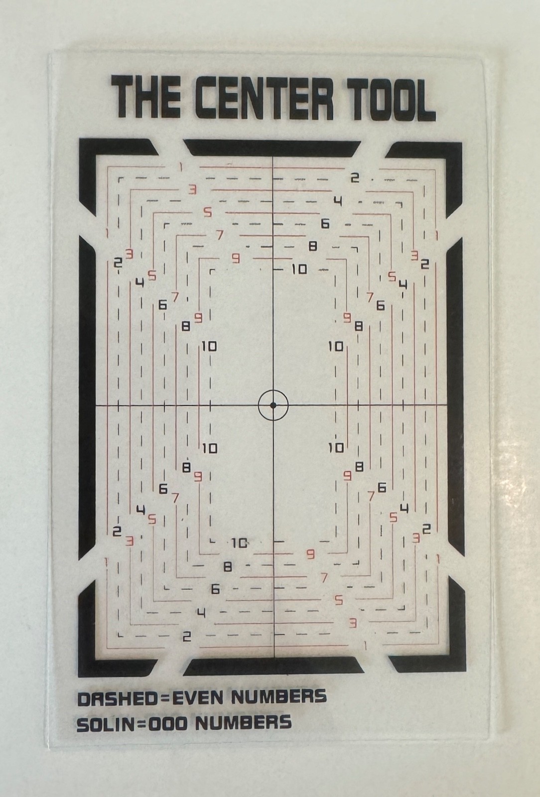 Card Centering Tool ~ PSA BGS SGC Card Grading – Perfect for Sports & TCG Cards