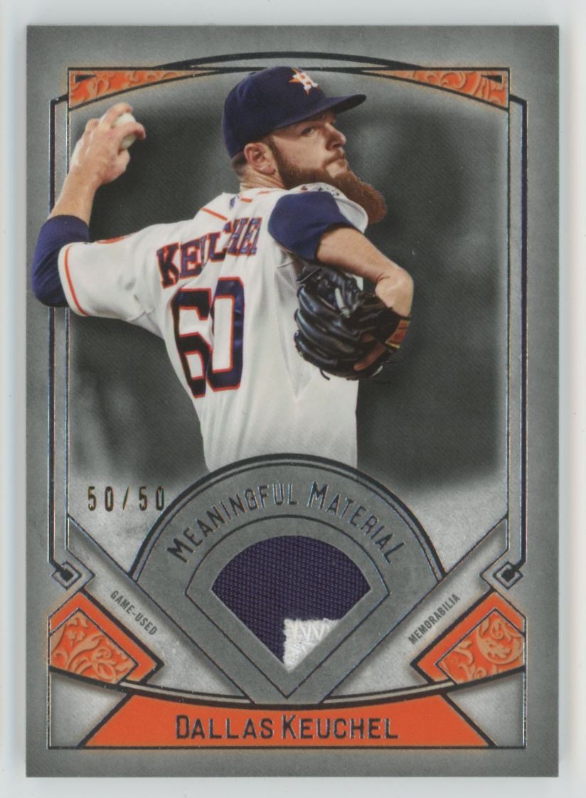 Dallas Keuchel 2017 Topps Museum Collection Meaningful Material /50 Jersey
