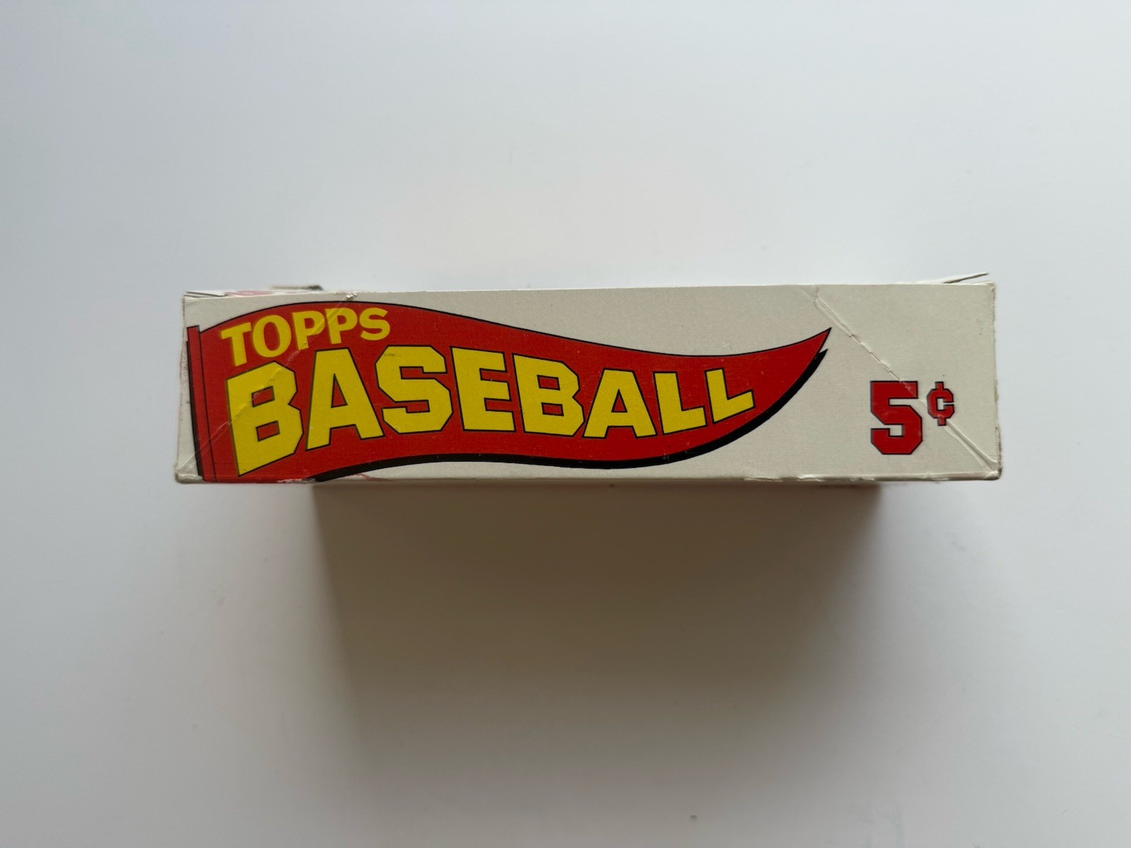 1965 Tops Baseball Original 5c Wax Pack Empty Box EX