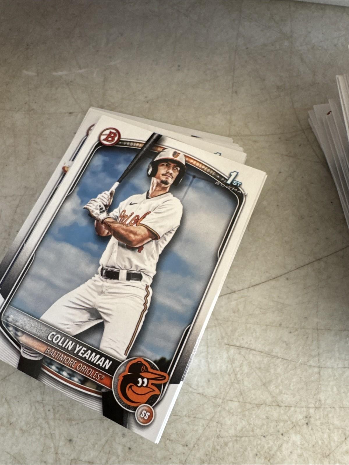 2025 Bowman Draft Complete Paper Set BD1-200 – Eli Willits + More