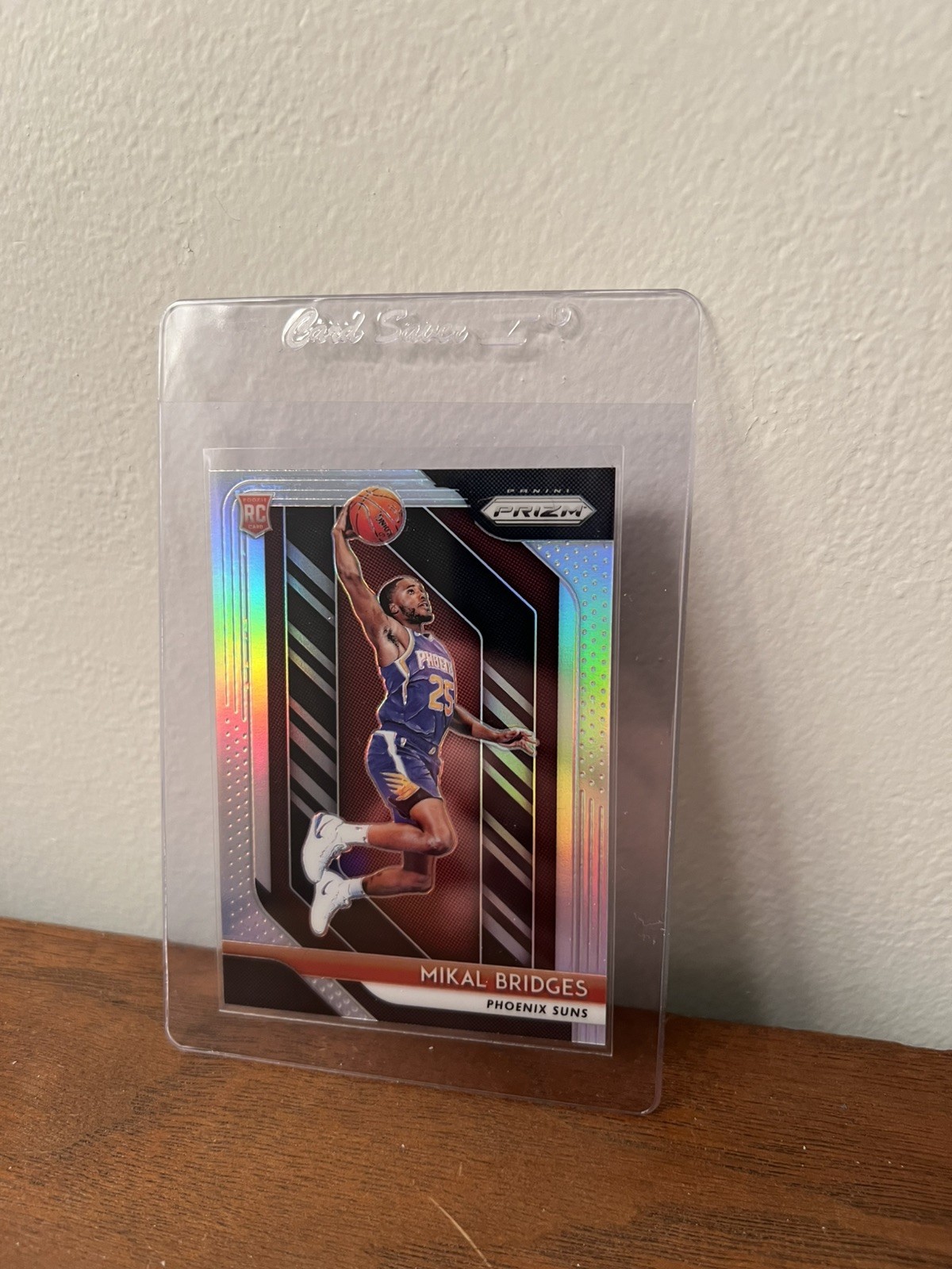 2018-19 Panini Prizm MIKAL BRIDGES Silver Prizm Rookie RC #289 Knicks FINALS