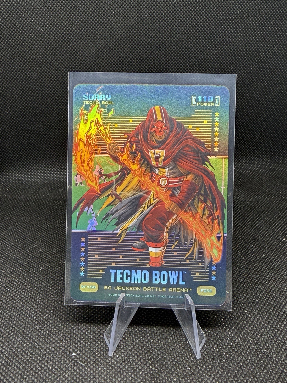 2026 Bo Jackson Battle Arena Tecmo Bowl SCARY Battlefoil FIRE Terry McLAURIN