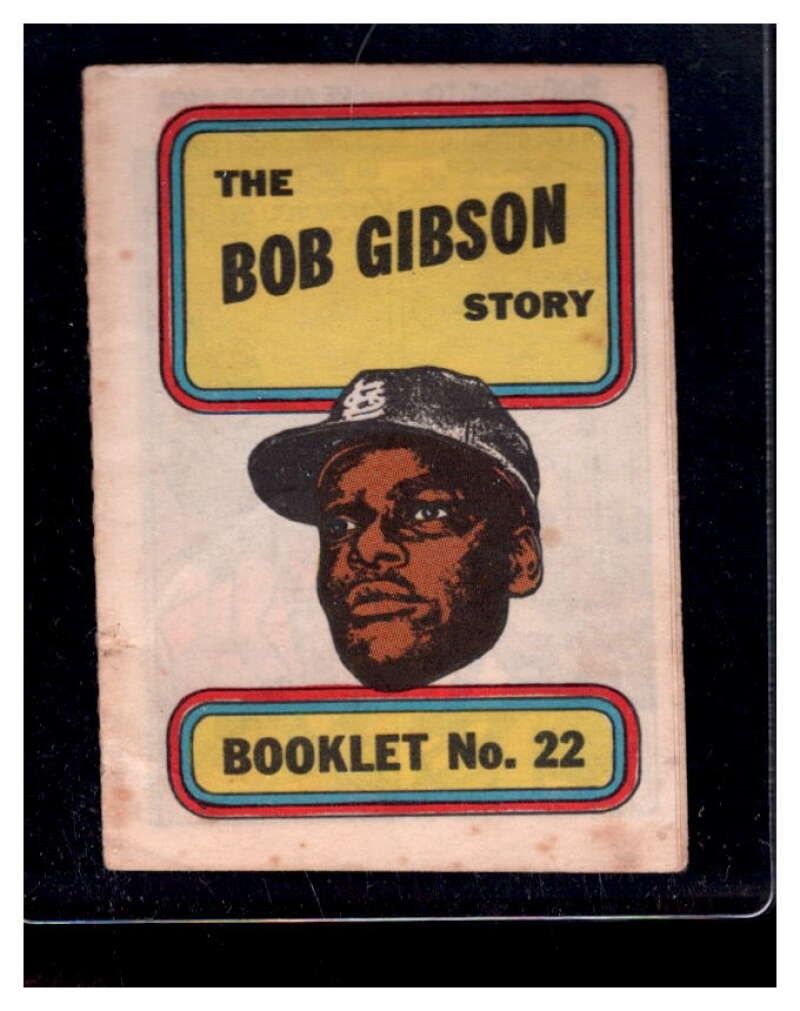 1970 Topps Booklet #22 Bob Gibson VGEX X3647730